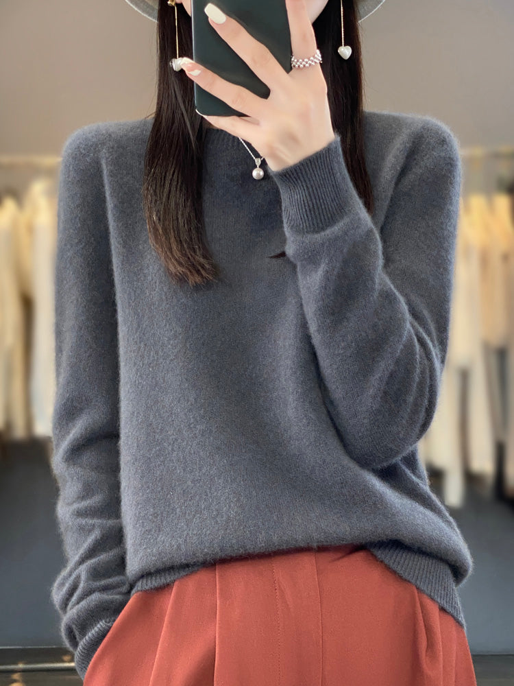 Kirsten Classic Long Sleeve Knit Sweater