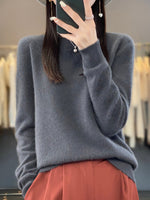 Kirsten Classic Long Sleeve Knit Sweater
