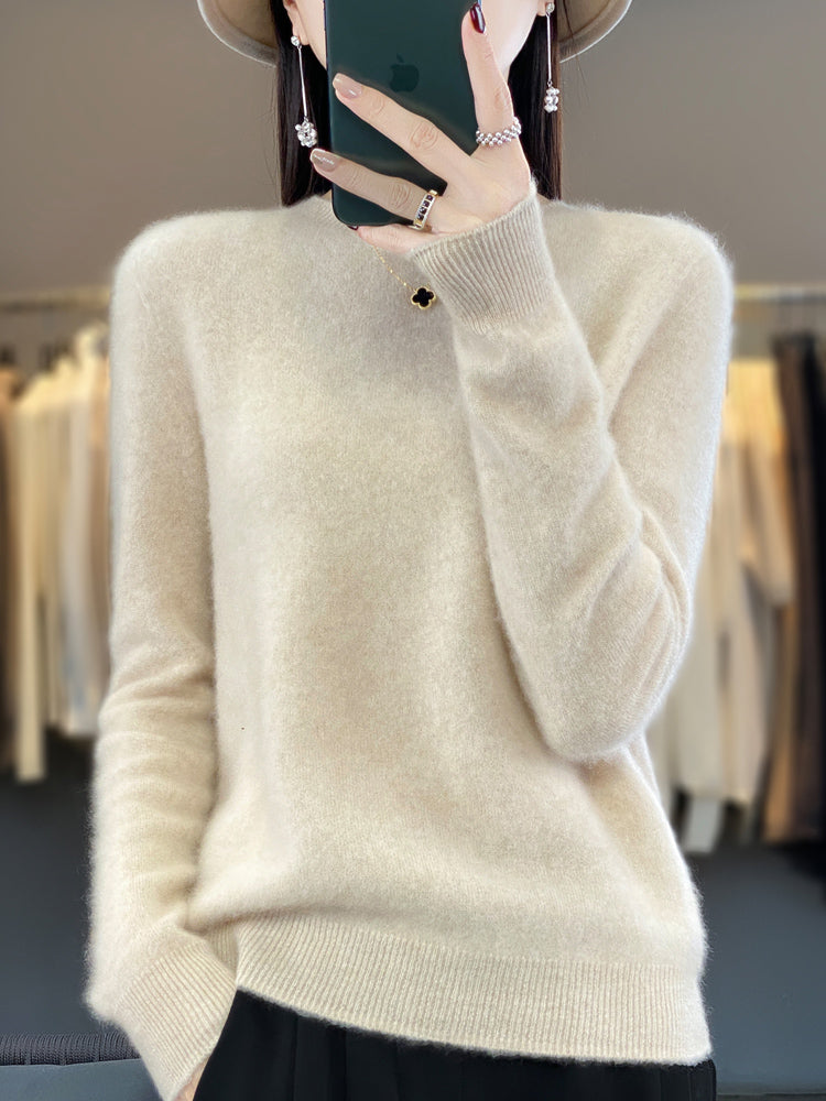 Kirsten Classic Long Sleeve Knit Sweater