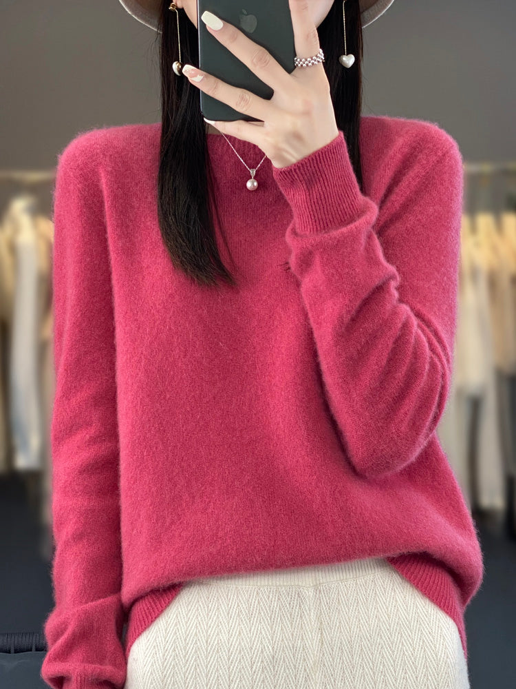 Kirsten Classic Long Sleeve Knit Sweater