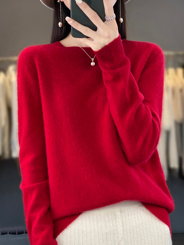 Kirsten Classic Long Sleeve Knit Sweater