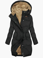 Emma Long Faux Fur Hooded Winter Coat