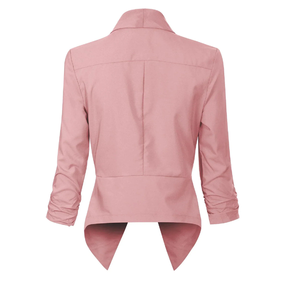 Susanne Open-Front Long-Sleeve Blazer