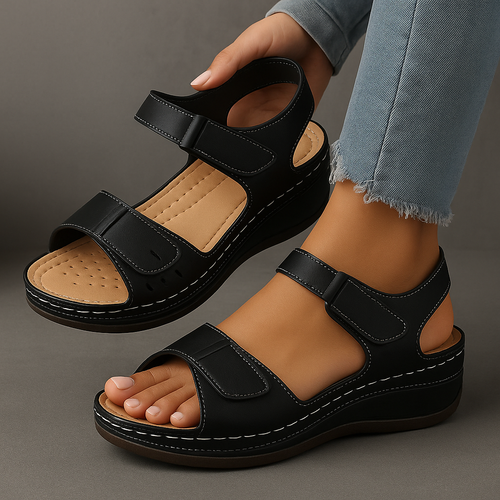 Laura Comfort Wedge Summer Sandals