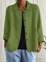 Hanna Lightweight Button-Front Jacket