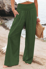 Johanna High-Waist Wide-Leg Pants