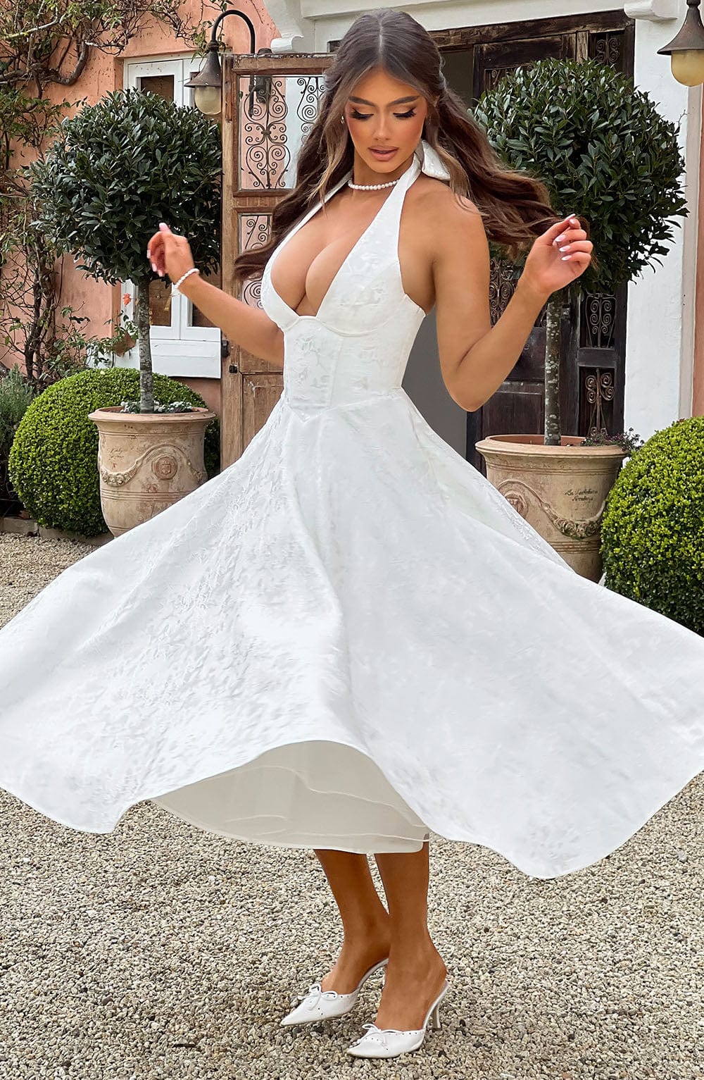 Kerstin Halter Midi Wedding Guest Dress