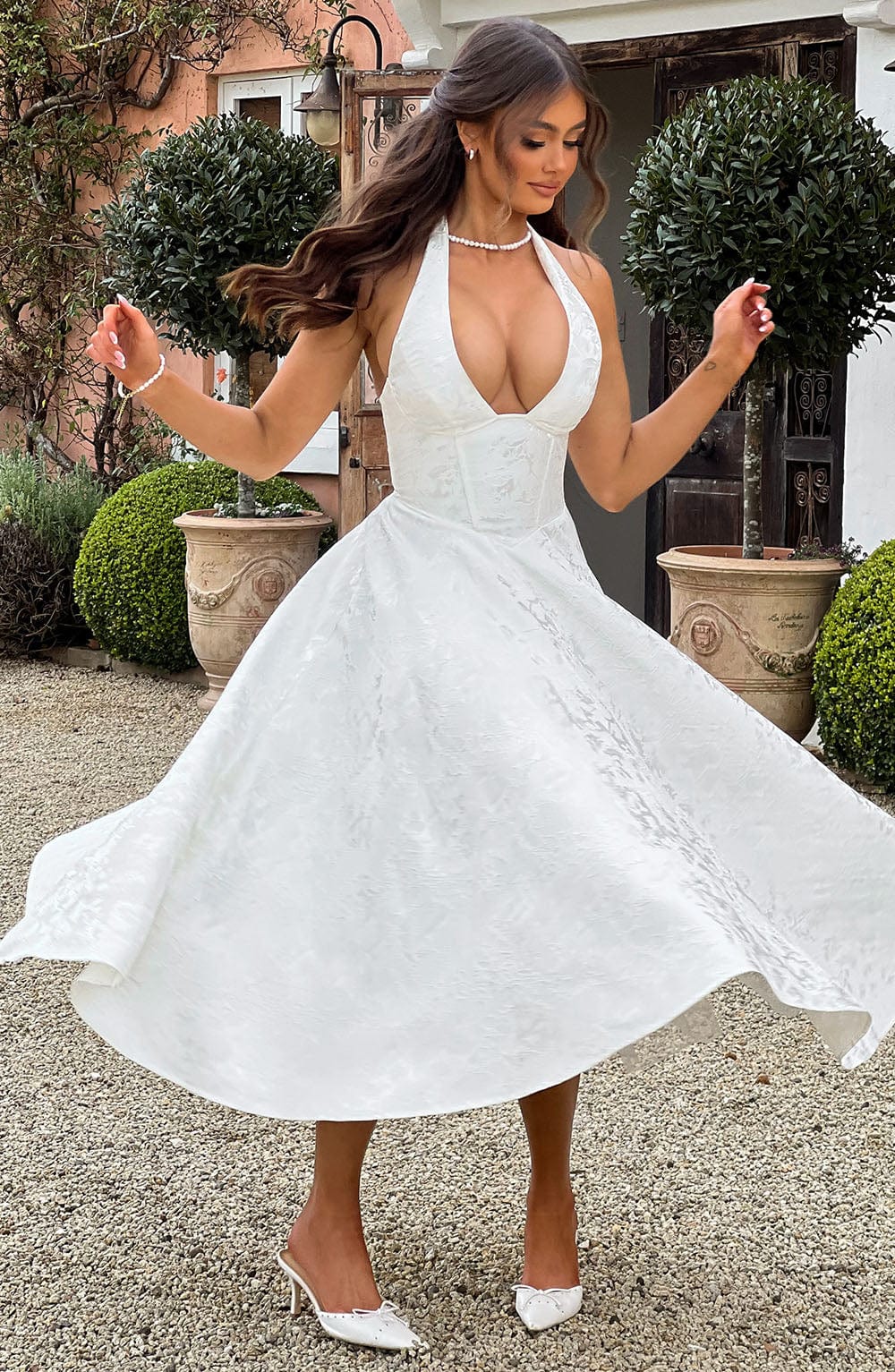 Kerstin Halter Midi Wedding Guest Dress