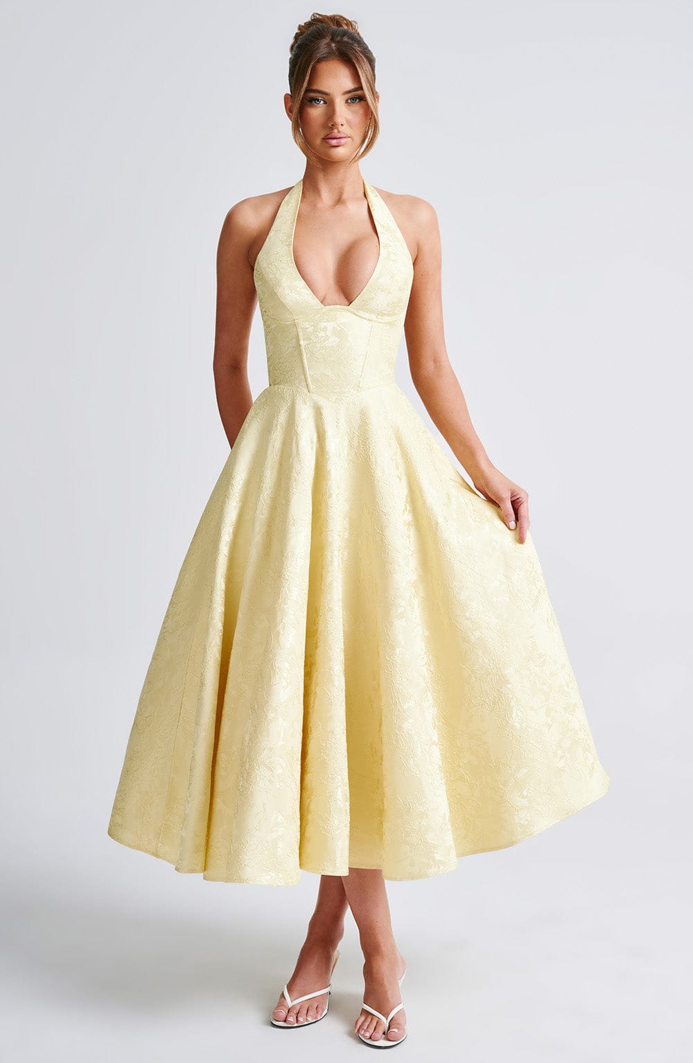 Kerstin Halter Midi Wedding Guest Dress
