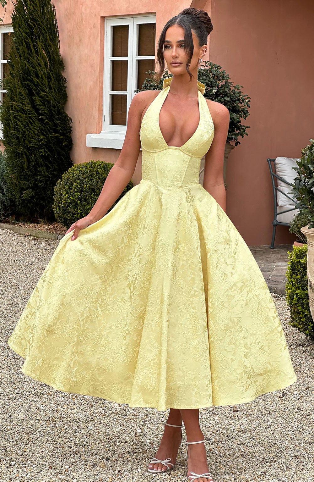 Kerstin Halter Midi Wedding Guest Dress