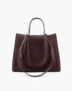 Marie Elegant Vegan Leather Minimalist Tote Bag