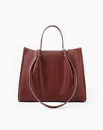 Marie Elegant Vegan Leather Minimalist Tote Bag