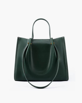 Marie Elegant Vegan Leather Minimalist Tote Bag