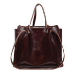 Marie Elegant Vegan Leather Minimalist Tote Bag