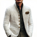 Fabian Tailored Button-Front Cardigan