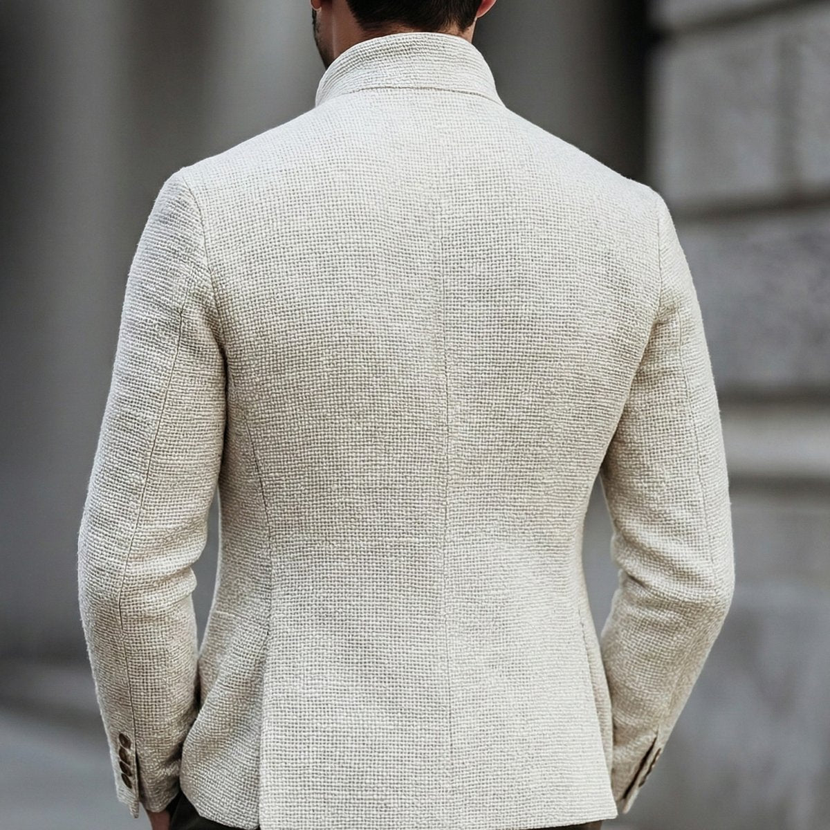 Fabian Tailored Button-Front Cardigan