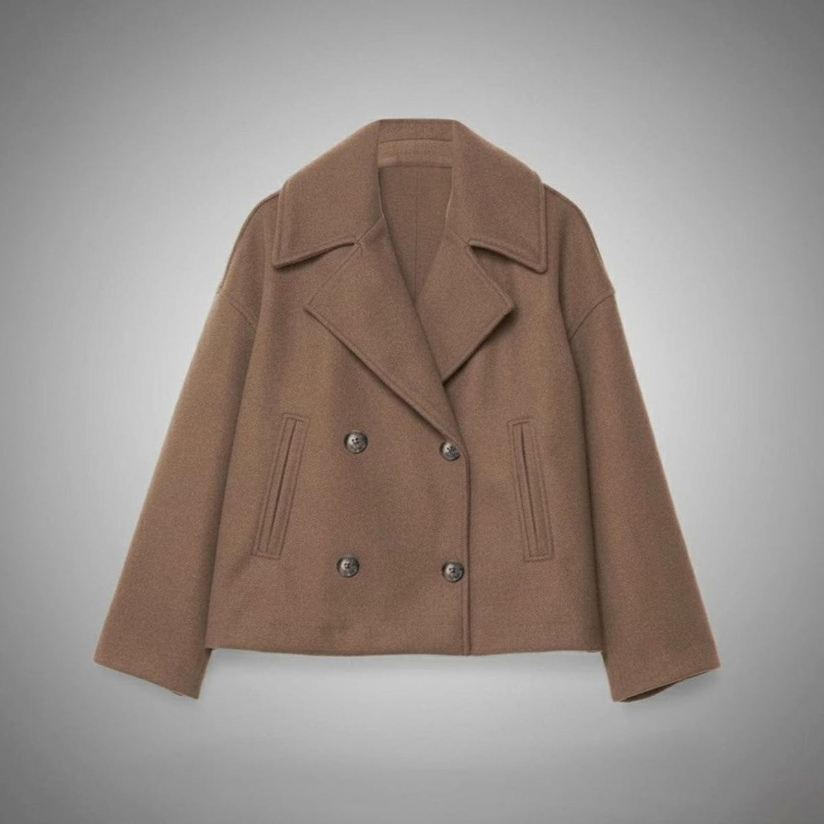 Lena Double-Breasted Oversized Coat