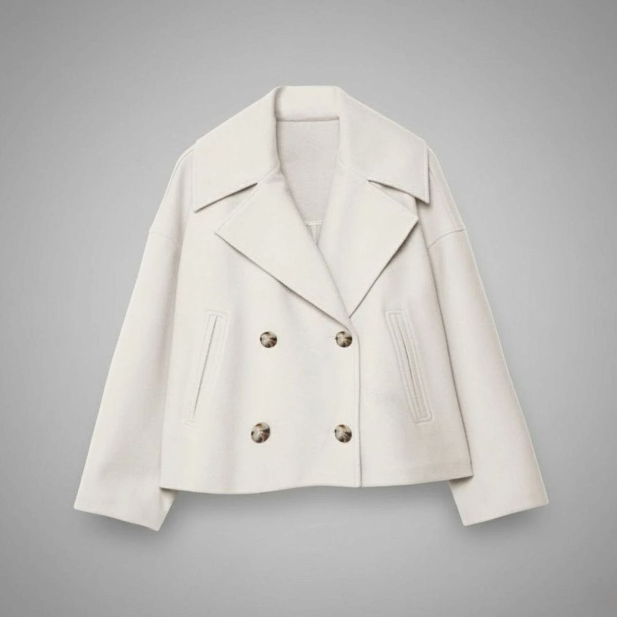 Lena Double-Breasted Oversized Coat