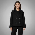 Lena Double-Breasted Oversized Coat