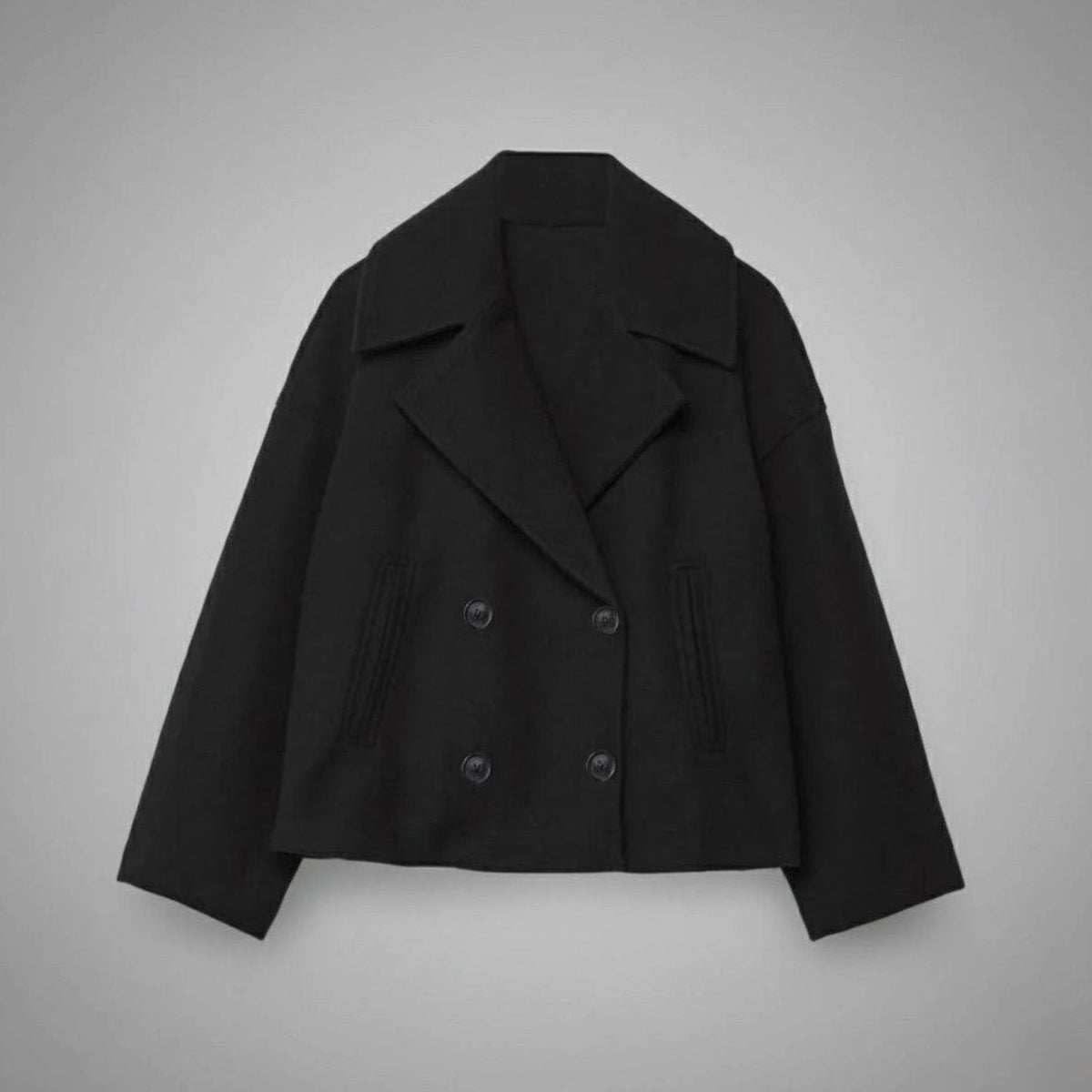 Lena Double-Breasted Oversized Coat
