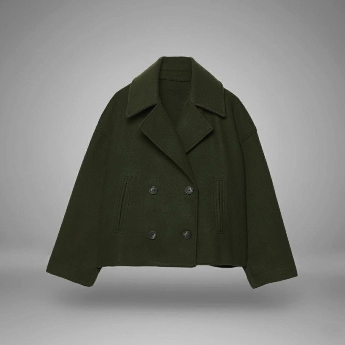 Lena Double-Breasted Oversized Coat