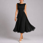 Elfriede Pleated Midi Wedding Guest Dress