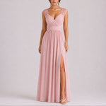 Amelie Lace Maxi Wedding Guest Dress