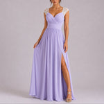 Amelie Lace Maxi Wedding Guest Dress