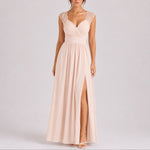 Amelie Lace Maxi Wedding Guest Dress