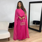 Martina Cape Maxi Wedding Guest Dress