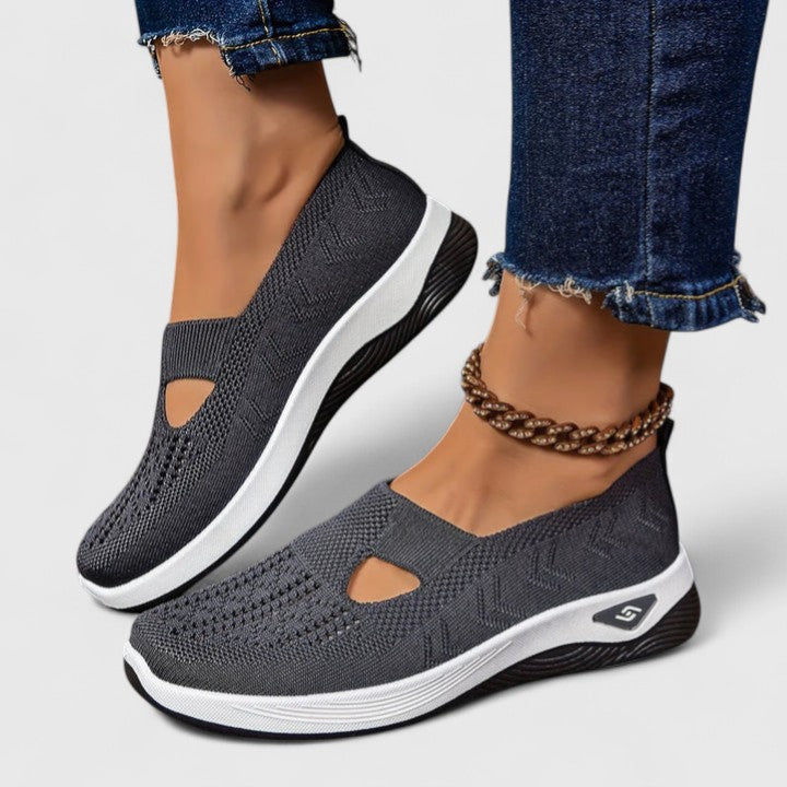 Regine Slip-On Breathable Mesh Walking Sneakers