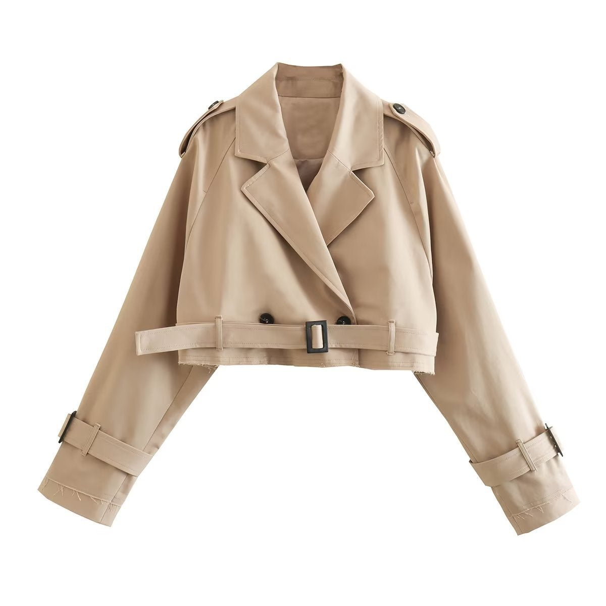 Karla Belted Short Trench Coat