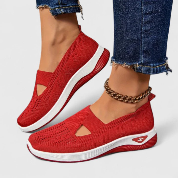 Regine Slip-On Breathable Mesh Walking Sneakers