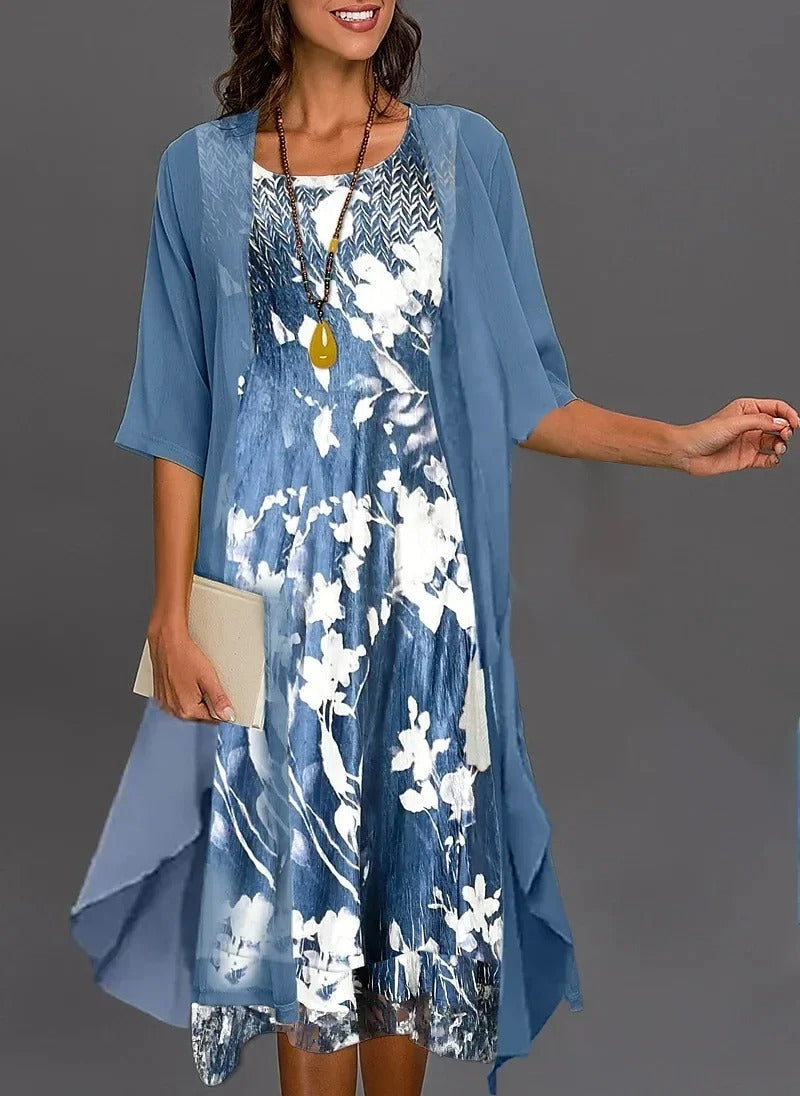 Marie Floral Print Two-Piece Set