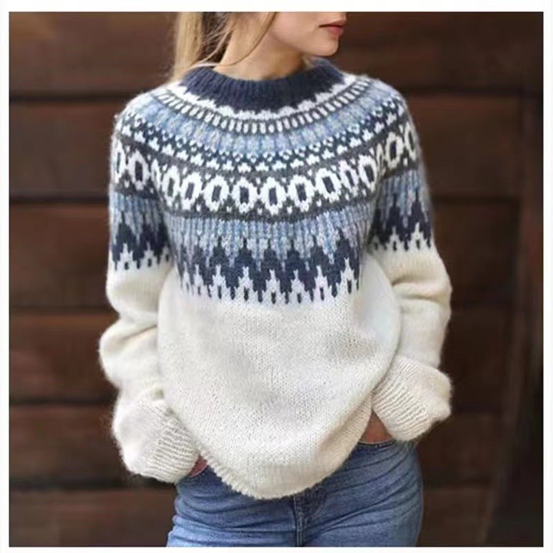 Karin Printed Winter Sweater for Everyday Style