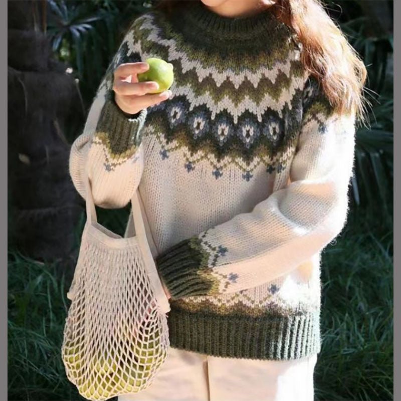 Karin Printed Winter Sweater for Everyday Style