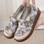 Marie Beaded Floral Embroidered Loafers