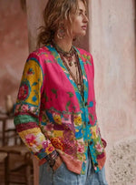 Leonie Floral Patchwork Cardigan