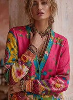 Leonie Floral Patchwork Cardigan