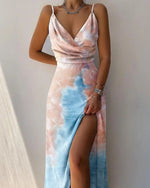 Verena Floral V-Neck Midi Dress