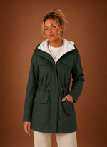 Women's Parka Jacket - Hooded Fleece-Lined Long Winter Coat | Areleon