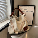 Amelie Roomy Canvas Tote Bag with Adjustable Strap