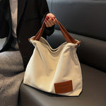 Amelie Roomy Canvas Tote Bag with Adjustable Strap