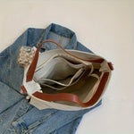 Amelie Roomy Canvas Tote Bag with Adjustable Strap