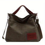 Amelie Roomy Canvas Tote Bag with Adjustable Strap