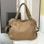 Emilia Studded Faux Leather Tote Bag