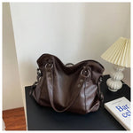 Emilia Studded Faux Leather Tote Bag