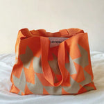 Nora Graphic Print Canvas Tote Bag