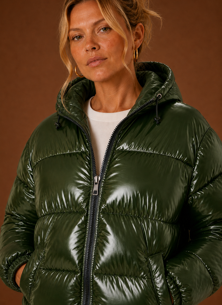 Women's Puffer Jacket - Oversized Winter Coat | Areleon