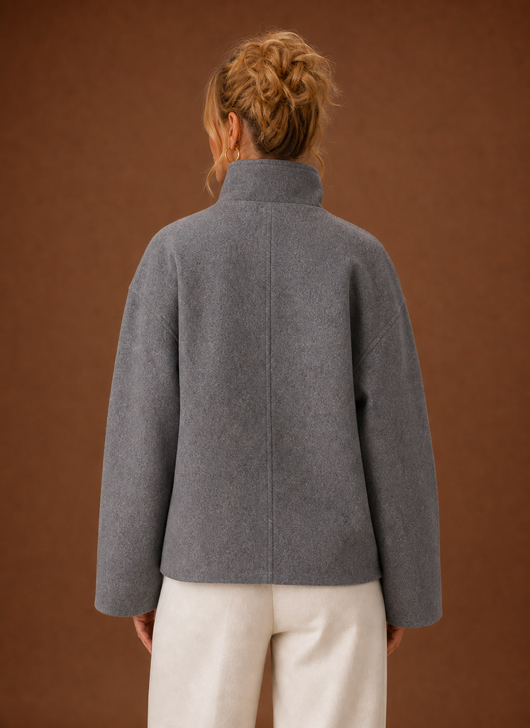 Women's Funnel Neck Jacket - Casual Jacket | Areleon